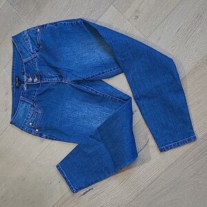 Thalia Sodi Jeans Women's sz 8 Double Button High Rise Skinny Denim Jeans